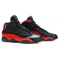 Nike Air Jordan 13 Black Red Черные с красным