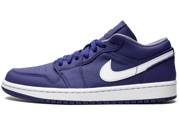 Кроссовки Air Jordan 1 Low SE синие с белым