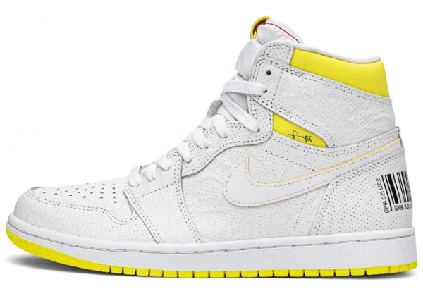 Кроссовки женские Nike Air Jordan 1 Retro High OG GS First Class Flight белые