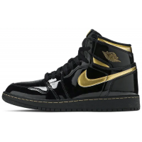 Nike Air Jordan 1 Retro High OG GS Black Metallic Gold