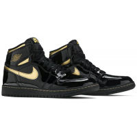 Nike Air Jordan 1 Retro High OG GS Black Metallic Gold