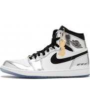 Кроссовки мужские Nike Hi Retro Think 16 серебристые