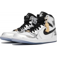 Кроссовки мужские Nike Hi Retro Think 16 серебристые