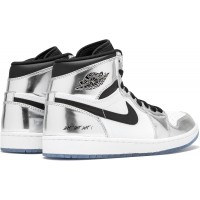 Кроссовки мужские Nike Hi Retro Think 16 серебристые