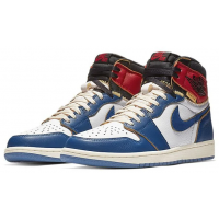Nike Air Jordan 1 Retro High Union Los Angeles Blue Toe