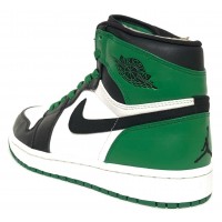 Кроссовки Nike Air Jordan 1 Retro Green Black White