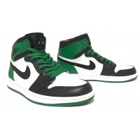 Кроссовки Nike Air Jordan 1 Retro Green Black White