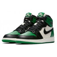 Кроссовки Nike Air Jordan 1 Retro Pine Green с мехом