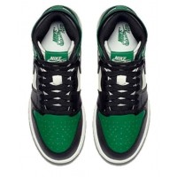 Кроссовки Nike Air Jordan 1 Retro Pine Green с мехом