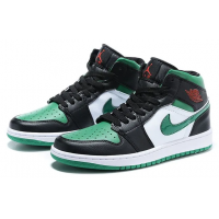 Кроссовки Nike Air Jordan 1 Mid Pine Green Toe
