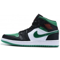 Кроссовки Nike Air Jordan 1 Mid Pine Green Toe