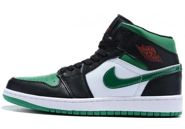 Кроссовки Nike Air Jordan 1 Mid Pine Green Toe