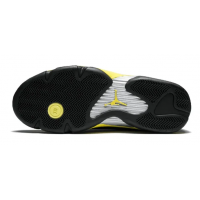 Nike Air Jordan 14 Thunder Black (Черные с желтым) 