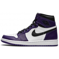 Nike Air Jordan 1 Retro High OG Court Purple 2.0 с мехом