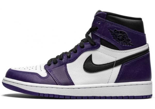 Nike Air Jordan 1 Retro High OG Court Purple 2.0 с мехом