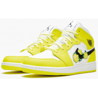 Кроссовки женские Nike Jordan Mid GS Dynamic желтые