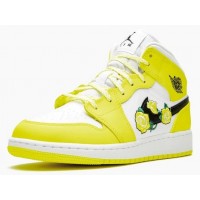 Кроссовки женские Nike Jordan Mid GS Dynamic желтые