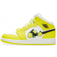 Кроссовки женские Nike Jordan Mid GS Dynamic желтые