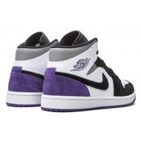 Кроссовки Nike Air Jordan 1 Mid SE Varsity Purple зимние