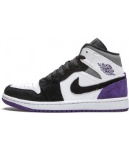 Кроссовки Nike Air Jordan 1 Mid SE Varsity Purple зимние
