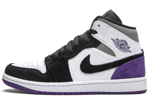 Кроссовки Nike Air Jordan 1 Mid SE Varsity Purple зимние