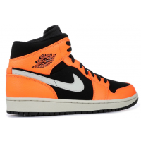 Кроссовки Nike Air Jordan 1 Retro Black White Orange