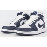 Кроссовки Nike Air Jordan бело-синие