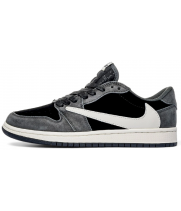 Nike Travis Scott x Air Jordan 1 Low Grey Black Cream