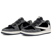 Nike Travis Scott x Air Jordan 1 Low Grey Black Cream