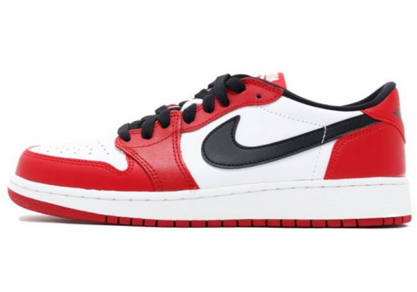 Кроссовки Nike Air Jordan Retro 1 Low White Red