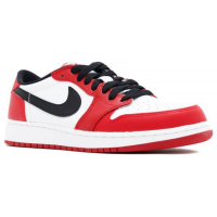 Кроссовки Nike Air Jordan Retro 1 Low White Red