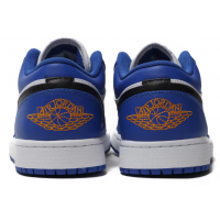 Nike Air Jordan 1 Low бело-голубые с черным