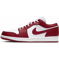 Nike Air Jordan Retro 1 Low Red White Og (красные с белым)