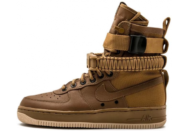 Кроссовки Nike SF AF1 Special Field Air Force 1 Beige коричневые