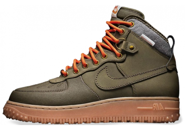 Nike Lunar Force 1 Duckboot WaterShield Autumn Khaki зимние