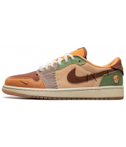 Nike Air Jordan 1 Low X Zion Williamson Voodoo с мехом