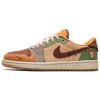 Nike Air Jordan 1 Low X Zion Williamson Voodoo с мехом