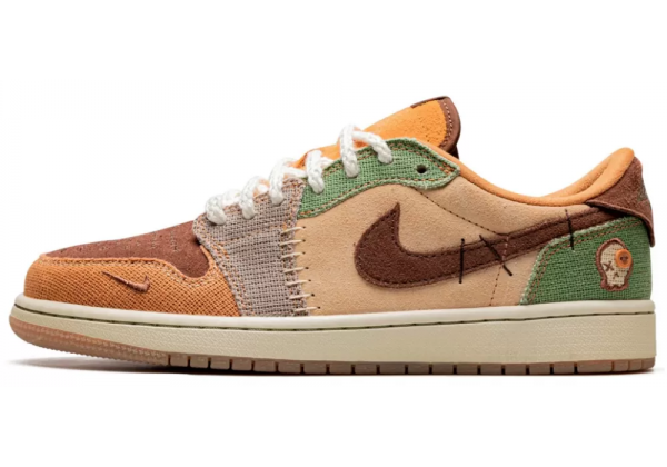 Nike Air Jordan 1 Low X Zion Williamson Voodoo с мехом