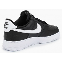 Мужские кроссовки Nike Air Force черно-белые