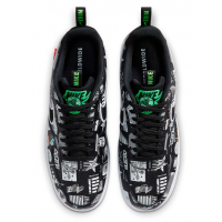 Кроссовки Nike Air Force с узорами черные