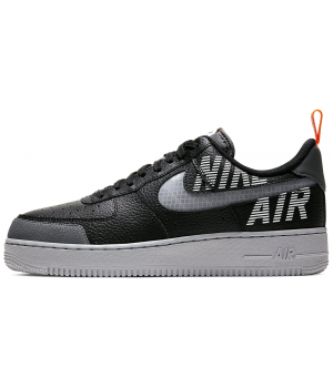 Кроссовки Nike Air Force с логотипом черные