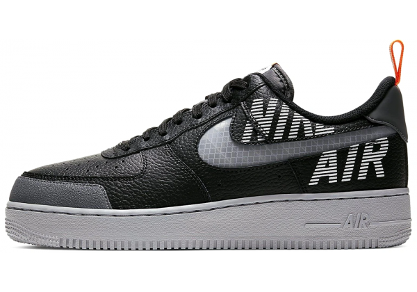 Кроссовки Nike Air Force с логотипом черные