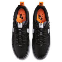 Кроссовки Nike Air Force с логотипом черные