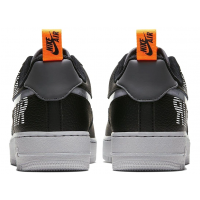 Кроссовки Nike Air Force с логотипом черные