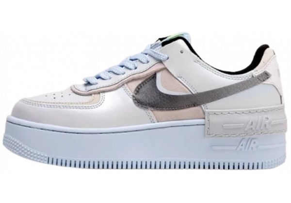 Кроссовки Nike Air Force серо-бежевые