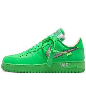 Кроссовки Off-White x Nike Air Force 1 Low Light Green Spark