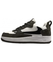 Кроссовки Nike Air Force коричнево-белые