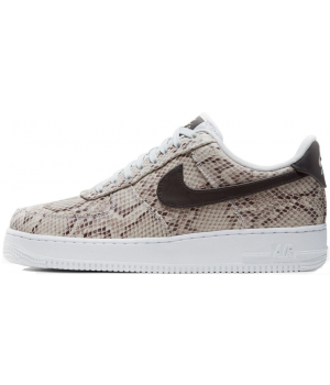 Кроссовки женские Nike Air Force 1 React коричневые