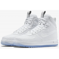 Кроссовки мужские Nike Lunar Force 1 высокие белые