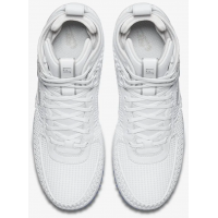 Кроссовки мужские Nike Lunar Force 1 высокие белые